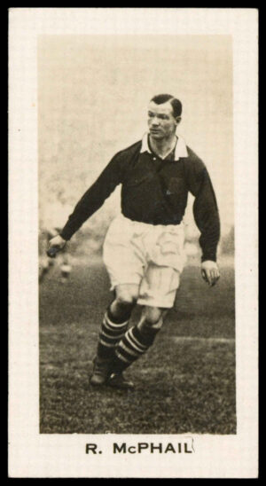 Sinclair - 'English & Scottish Football Stars' (1935) - R. McPhail (Rangers)
