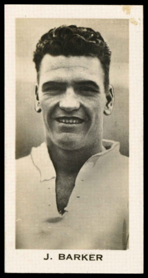 Sinclair - 'English & Scottish Football Stars' (1935) - J. Barker (Derby County)