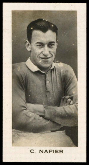 Sinclair - 'English & Scottish Football Stars' (1935) - C. Napier (Derby County)
