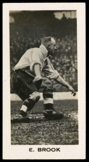 Sinclair - 'English & Scottish Football Stars' (1935) - E. Brook (Manchester City)
