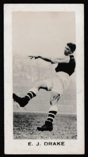 Sinclair - 'English & Scottish Football Stars' (1935) - E.J. Drake (Arsenal)