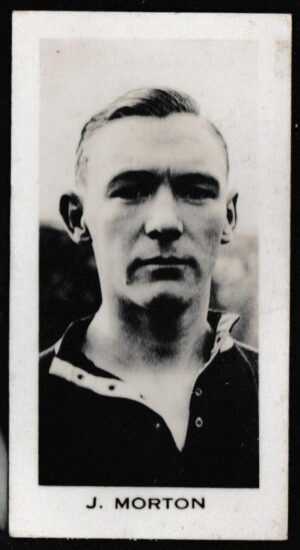 Sinclair - 'English & Scottish Football Stars' (1935) - J. Morton (West Ham United)