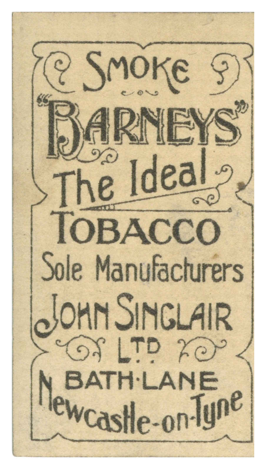 Sinclair (John) - Milton (Sunderland) - 'Football Favourites' (c1910) Sinclair (John) - Milton (Sunderland) - 'Football Favourites' (c1910)