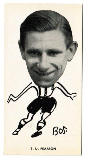 Sinclair (John) - 'Well Known Footballers - North East Counties' (1938) - Card #11 - Thomas Usher (Newcastle United) Sinclair (John) - 'Well Known Footballers - North East Counties' (1938) - Card #11 - Thomas Usher (Newcastle United)