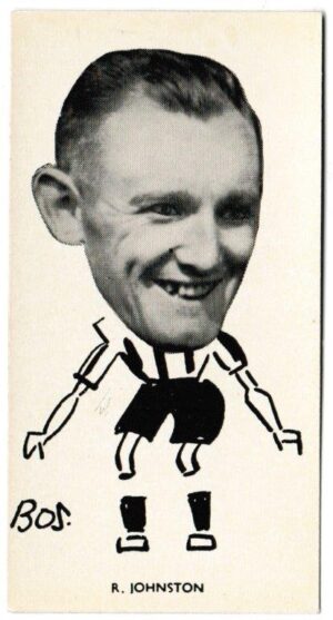 Sinclair (John) - 'Well Known Footballers - North East Counties' (1938) - Card #19 - Robert Johnston (Sunderland)