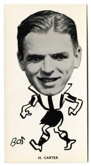 Sinclair (John) - 'Well Known Footballers - North East Counties' (1938) - Card #22 - Horatio Carter (Sunderland)