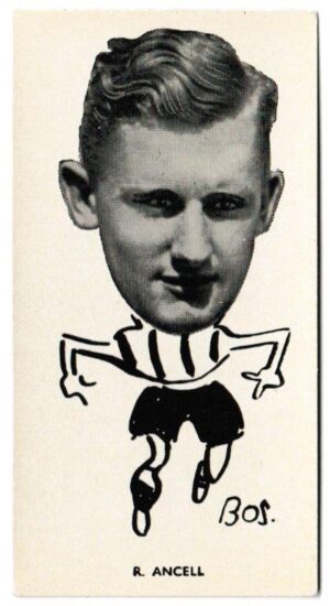 Sinclair (John) - 'Well Known Footballers - North East Counties' (1938) - Card #3 - Robert Ancell (Newcastle United)