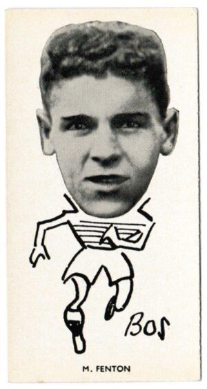 Sinclair (John) - 'Well Known Footballers - North East Counties' (1938) - Card #30 - Michael Fenton (Middlesbrough)
