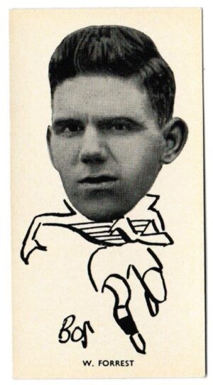 Sinclair (John) - 'Well Known Footballers - North East Counties' (1938) - Card #37 - William Forrest (Middlesbrough) Sinclair (John) - 'Well Known Footballers - North East Counties' (1938) - Card #37 - William Forrest (Middlesbrough)