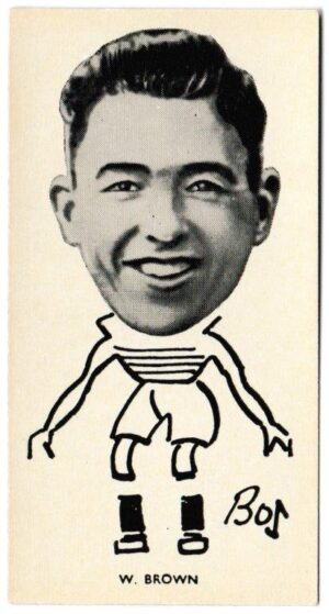 Sinclair (John) - 'Well Known Footballers - North East Counties' (1938) - Card #39 - William Brown (Middlesbrough) Sinclair (John) - 'Well Known Footballers - North East Counties' (1938) - Card #39 - William Brown (Middlesbrough)