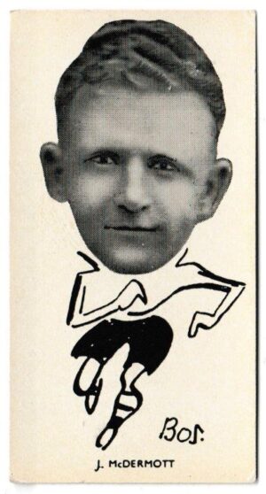Sinclair (John) - 'Well Known Footballers - North East Counties' (1938) - Card #42 - Joe McDermott (Gateshead) Sinclair (John) - 'Well Known Footballers - North East Counties' (1938) - Card #42 - Joe McDermott (Gateshead)