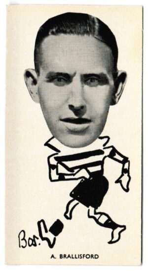 Sinclair (John) - 'Well Known Footballers - North East Counties' (1938) - Card #47 - Albert Brallisford (Darlington) Sinclair (John) - 'Well Known Footballers - North East Counties' (1938) - Card #47 - Albert Brallisford (Darlington)