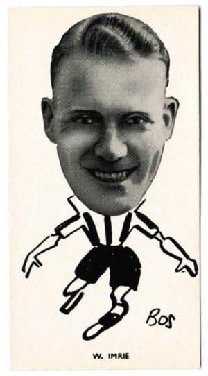 Sinclair (John) - 'Well Known Footballers - North East Counties' (1938) - Card #6 - William Imrie (Newcastle United)
