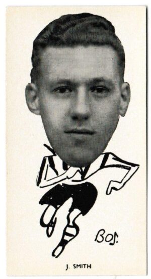 Sinclair (John) - 'Well Known Footballers - North East Counties' (1938) - Card #9 - Jack Smith (Newcastle United)