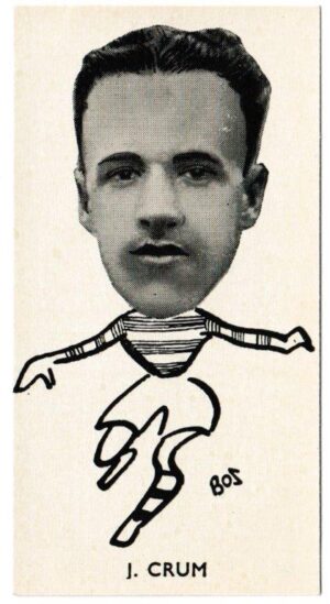 Sinclair (John) - 'Well Known Footballers - Scottish' (1938) - Card #15 - J. Crum (Celtic)