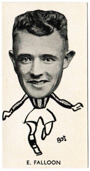 Sinclair (John) - 'Well Known Footballers - Scottish' (1938) - Card #20 - E. Falloon (Aberdeen) Sinclair (John) - 'Well Known Footballers - Scottish' (1938) - Card #20 - E. Falloon (Aberdeen)