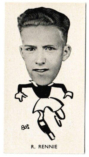 Sinclair (John) - 'Well Known Footballers - Scottish' (1938) - Card #21 - R. Rennie (Dundee)