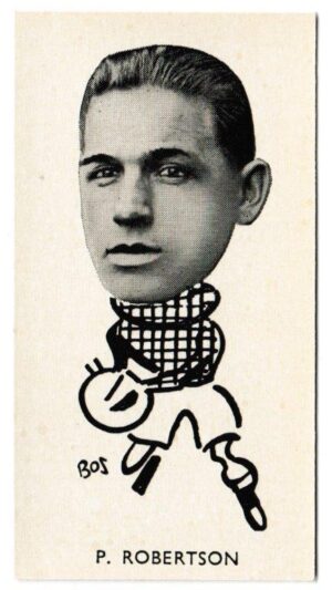 Sinclair (John) - 'Well Known Footballers - Scottish' (1938) - Card #24 - P. Robertson (Arbroath)