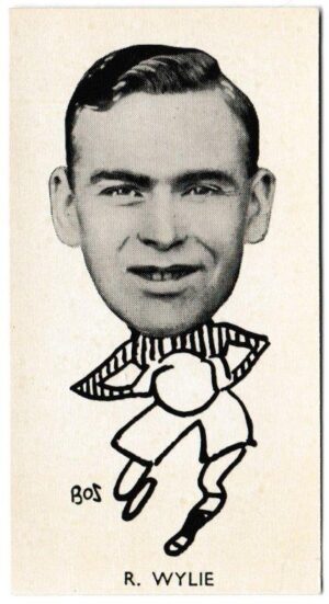 Sinclair (John) - 'Well Known Footballers - Scottish' (1938) - Card #29 - R. Wylie (St. Johnstone)