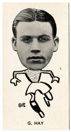 Sinclair (John) - 'Well Known Footballers - Scottish' (1938) - Card #31 - G. Hay (Queen of the South)