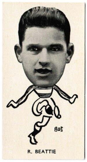 Sinclair (John) - 'Well Known Footballers - Scottish' (1938) - Card #33 - R. Beattie (Kilmarnock)