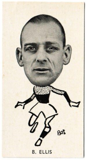 Sinclair (John) - 'Well Known Footballers - Scottish' (1938) - Card #4 - B. Ellis (Motherwell)