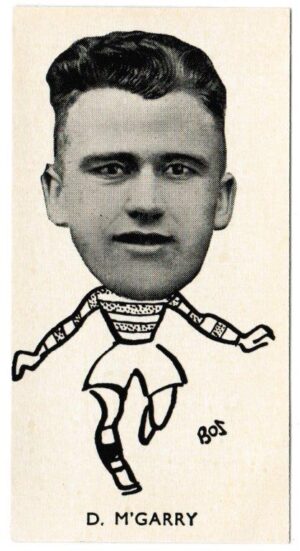 Sinclair (John) - 'Well Known Footballers - Scottish' (1938) - Card #40 - D. McGarry (Greenock Morton)