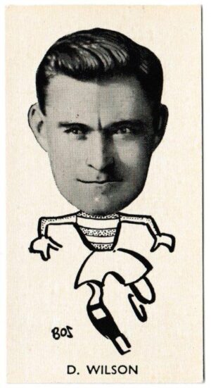 Sinclair (John) - 'Well Known Footballers - Scottish' (1938) - Card #41 - D. Wilson (Hamilton Academicals)