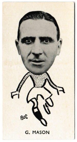 Sinclair (John) - 'Well Known Footballers - Scottish' (1938) - Card #49 - George Mason (St. Johnstone)