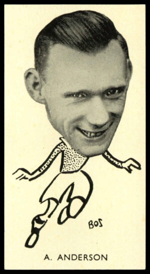 Sinclair - 'Well Known Footballers - Scottish' (1938) - A. Anderson (Heart of Midlothian)