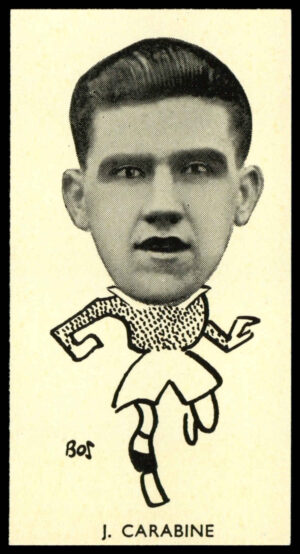 Sinclair - 'Well Known Footballers - Scottish' (1938) - J. Carabine (Third Lanark)