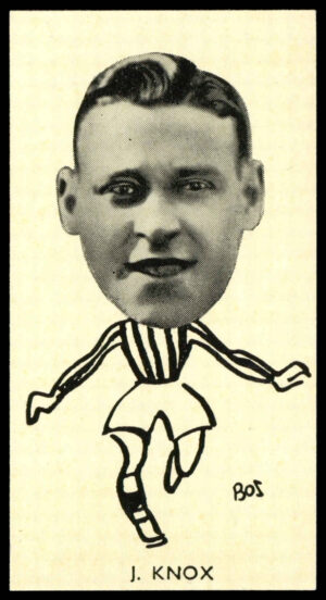Sinclair - 'Well Known Footballers - Scottish' (1938) - J. Knox (St. Mirren)