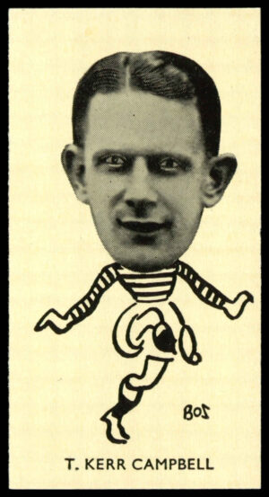 Sinclair - 'Well Known Footballers - Scottish' (1938) - T. Kerr Campbell (Queen's Park)