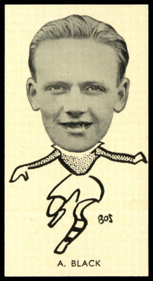 Sinclair - 'Well Known Footballers - Scottish' (1938) - A. Black (Heart of Midlothian)