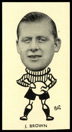 Sinclair - 'Well Known Footballers - Scottish' (1938) - J. Brown (Clyde)