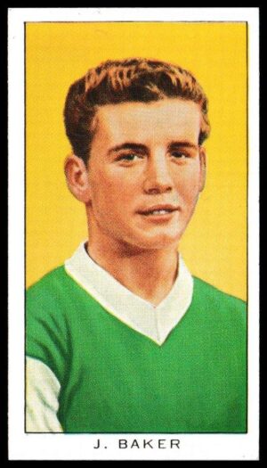 Kellogg's - 'International Soccer Stars' (1961) - Card #2 - J. Baker (Hibernian) Kellogg's - 'International Soccer Stars' (1961) - Card #2 - J. Baker (Hibernian)