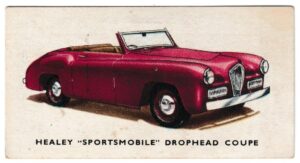 Kellogg's - 'Motor Cars (Colour)' (1949) - Card #13 - Healey "Sportsmobile" Drophead Coupe