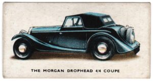 Kellogg's - 'Motor Cars (Colour)' (1949) - Card #38 - The Morgan Drophead 4/4 Coupe
