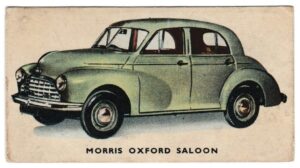 Kellogg's - 'Motor Cars (Colour)' (1949) - Card #9 - Morris Oxford Saloon