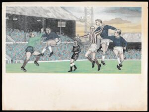 K.H. Bailey - 'Match Action Transfers' (1960) - Leicester City v Stoke City