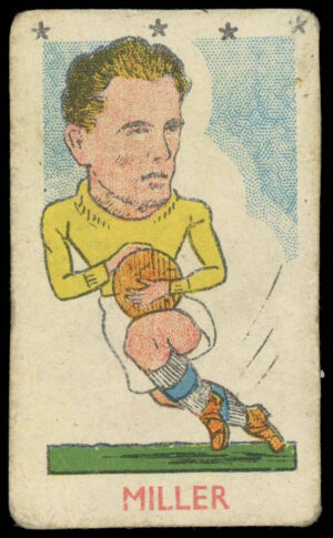 Kiddys - 'Football Stars (4* Die Cut)' (1948) - W. Miller (Celtic)