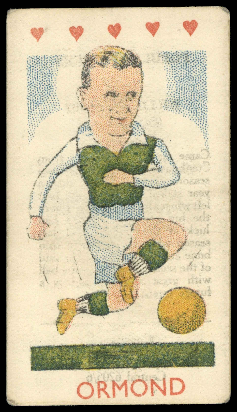 Kiddys - 'Popular Players (Hearts)' (1948) - Ormond (Hibs) Kiddys - 'Popular Players (Hearts)' (1948) - Ormond (Hibs)