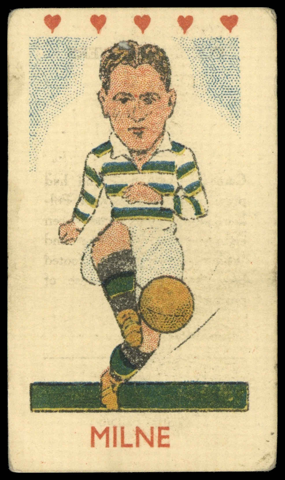 Kiddys - 'Popular Players (Hearts)' (1948) - Milne (Celtic) Kiddys - 'Popular Players (Hearts)' (1948) - Milne (Celtic)