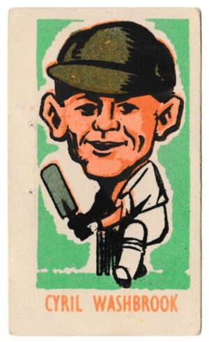 Kiddys - 'Popular Cricketers' (1948) - Cyril Washborook (Lancashire)