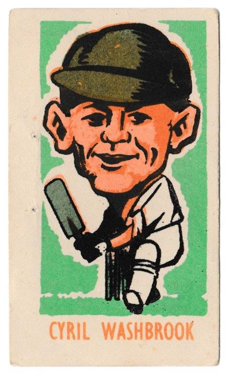 Kiddys - 'Popular Cricketers' (1948) - Cyril Washborook (Lancashire) Kiddys - 'Popular Cricketers' (1948) - Cyril Washborook (Lancashire)