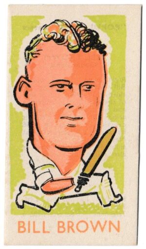 Kiddys - 'Popular Cricketers' (1948) - Bill Brown (Queensland)