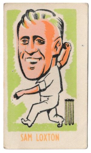 Kiddys - 'Popular Cricketers' (1948) - Sam Loxton (Victoria)