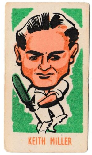 Kiddys - 'Popular Cricketers' (1948) - Keith Miller (New South Wales)