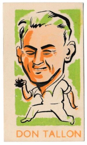 Kiddys - 'Popular Cricketers' (1948) - Don Tallon (Queensland)