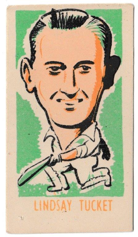 Kiddys - 'Popular Cricketers' (1948) - Lindsay Tucket (Free State) Kiddys - 'Popular Cricketers' (1948) - Lindsay Tucket (Free State)